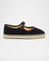 Castaã±er Castaner Classic Black Espadrille With Braided Jute Sole In Negro