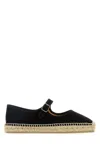 Castaã±er Castaner Classic Black Espadrille With Braided Jute Sole