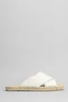 CASTAÃ±ER PALMERA-032 FLATS IN WHITE CANVAS