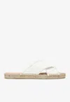 Castaã±er Palmera-032 Flats In White Canvas In White