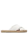 Castaã±er Palmera-032 Flats In White Canvas In White