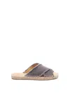 Castaã±er Castañer Sandal "palmera" In Gray