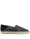 Castaã±er Castaner Black Polo/249 Nappa Leather Espadrilles In Black