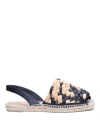 Castaã±er Castañer Interwoven Slingback Flat Espadrilles In Multicolour