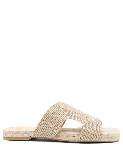 Castaã±er Puri Espadrilles In Gold