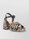 Castaã±er Black Ankle Strap Heels