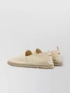 Castaã±er Raffia Platform Espadrilles Embroidered Detail In Neutrals