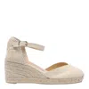 Castaã±er Bilina 105mm Wedge Espadrilles In White