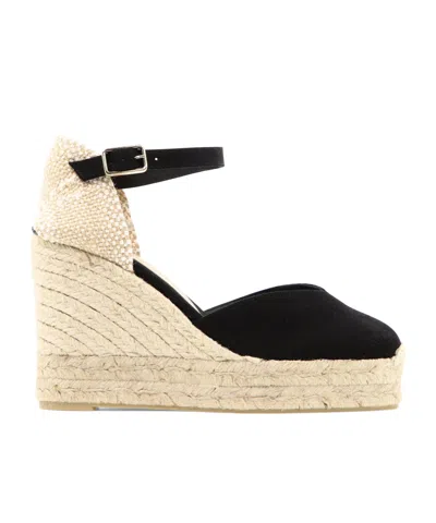CASTAÃ±ER STRAW WEDGE SHOES