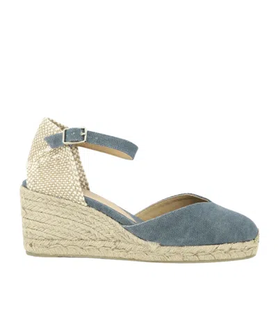 CASTAÃ±ER STRAW WEDGE SHOES