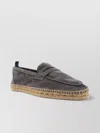 Castaã±er Suede Leather Espadrilles Raffia Sole