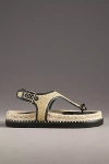 Castañer Open Toe Flat Sandals In Black