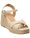 Castaã±er Castañer Thea Jute Crossover Strap Sandals In Brown