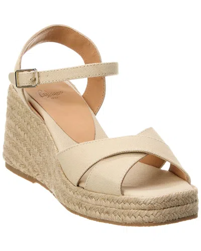 Castaã±er Castañer Thea Jute Crossover Strap Sandals In Brown