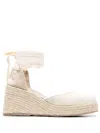 CASTAÃ±ER CASTAÑER TINA RAFFIA WEDGE ESPADRILLES