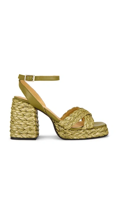 Castaã±er Valerie Sandal In Olive