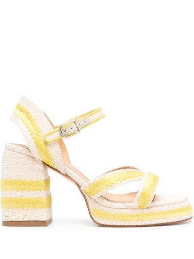Castaã±er Vega/201 80mm Sandals In Neutral