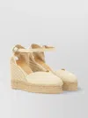 Castaã±er Wedge Espadrille With Open Back And Peep Toe