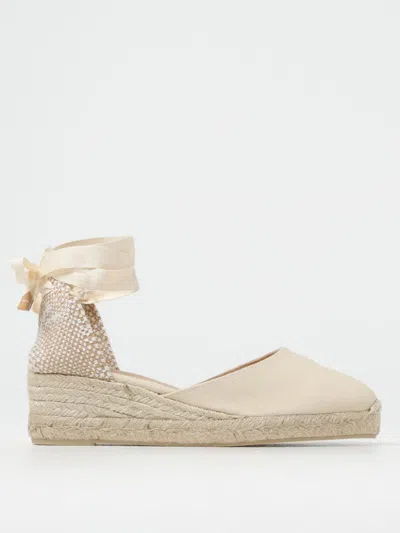 Castaã±er Wedge Shoes Castañer Woman Color Beige In Beige