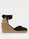 Castaã±er Castaner Chiara Black Wedge Espadrilles In Black