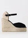 Castaã±er Castañer Woman Espadrilles Black Size 10 Textile Fibers In Black