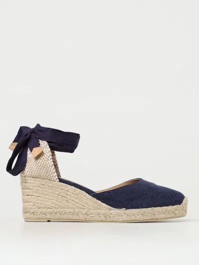 Castaã±er Wedge Shoes Castañer Woman Color Blue