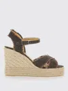Castaã±er Criss-cross Jute Wedge Platform Espadrilles In Orange