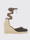 Castaã±er Scarpe Con Zeppa Castañer Donna Colore Marrone