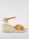 Shop Castaã±er Heeled Sandals Castañer Woman Color Orange