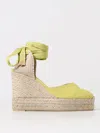 CASTAÃ±ER WEDGE SHOES CASTAÑER WOMAN COLOR YELLOW,F57466003