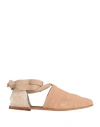 Castaã±er Neutral Gala Suede Espadrilles In Beige
