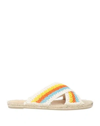Castaã±er Castañer Woman Espadrilles Azure Size 7.5 Textile Fibers In Blue