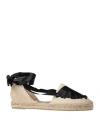 Castaã±er Castañer Woman Espadrilles Beige Size 7.5 Textile Fibers