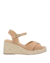 Castaã±er Castañer Woman Espadrilles Sand Size 7.5 Textile Fibers In Beige