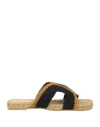Castaã±er Braided Sole Espadrilles Open Toe In Black