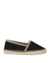 Castaã±er Whipstitch-trim Espadrilles In Black
