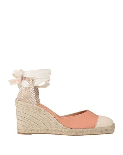 Castaã±er Castañer Woman Espadrilles Blush Size 7.5 Textile Fibers In Pink