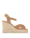 Castaã±er Blaudell Canvas Wedge Espadrille Sandals In Multi