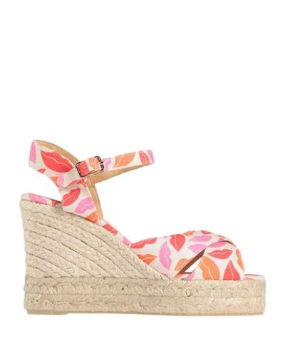 Castaã±er Castañer Woman Espadrilles Ivory Size 9 Textile Fibers In White