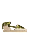 Castaã±er Castañer Woman Espadrilles Light Brown Size 7.5 Textile Fibers In White