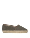 Castaã±er Castañer Woman Espadrilles Khaki Size 7.5 Textile Fibers In Beige