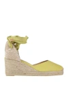 Castañer Tina Raffia Wedge Espadrilles In Multi