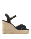 Castaã±er Castañer Woman Espadrilles Midnight Blue Size 7.5 Textile Fibers