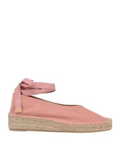 Castaã±er Castañer Woman Espadrilles Pink Size 5 Textile Fibers