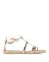 Castaã±er X Ancient Greek Leather Espadrilles In Grey
