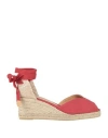 Castaã±er Espadrilles Castaner Woman Color Geranium In Red