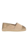 Castaã±er Castañer Woman Espadrilles Sand Size 6 Leather, Textile Fibers In Beige