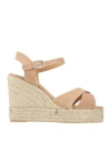Castaã±er Castañer Woman Espadrilles Sand Size 7.5 Textile Fibers In Beige
