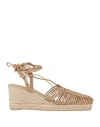 Castaã±er Castañer Woman Espadrilles Sand Size 6 String In Beige