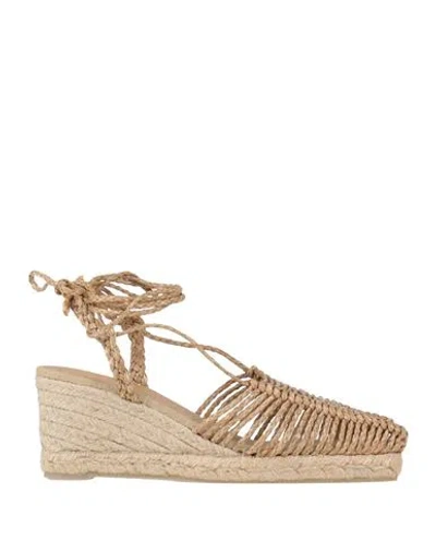 Castaã±er Castañer Woman Espadrilles Sand Size 6 String In Beige